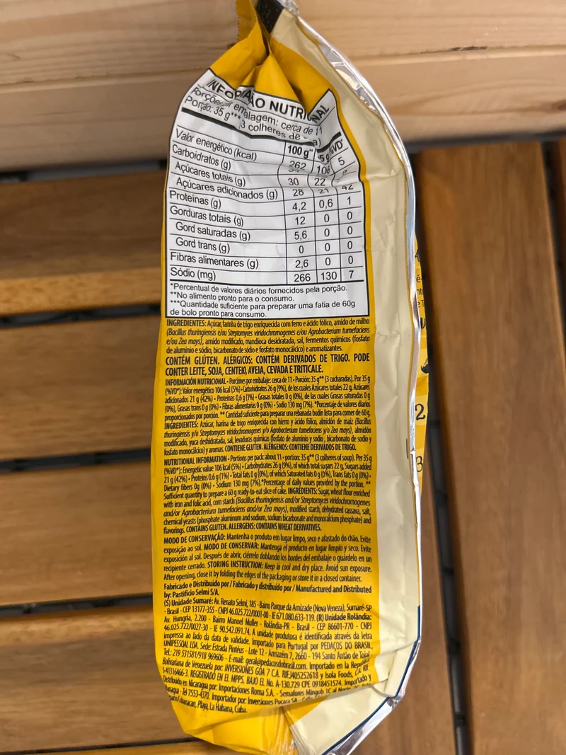 Préparation pour Gâteau de Manioc (Mistura para Bolo de Aipim)- RENATA - 400g