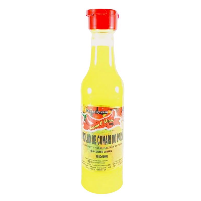 Sauce Piment CUMARI du Pará (Molho de Pimenta Cumari do Pará) - AROMA DE MINAS - 150ml