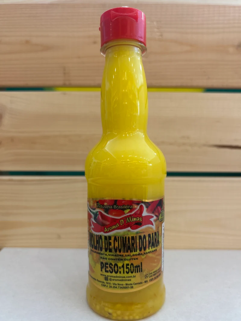 Sauce Piment CUMARI du Pará (Molho de Pimenta Cumari do Pará) - AROMA DE MINAS - 150ml