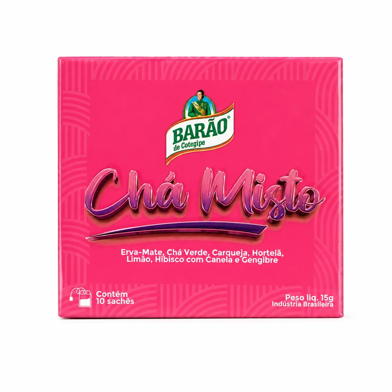 Thé Détox Mix (Chá Misto Detox 10 saches) - BARÃO DE COTEGIPE