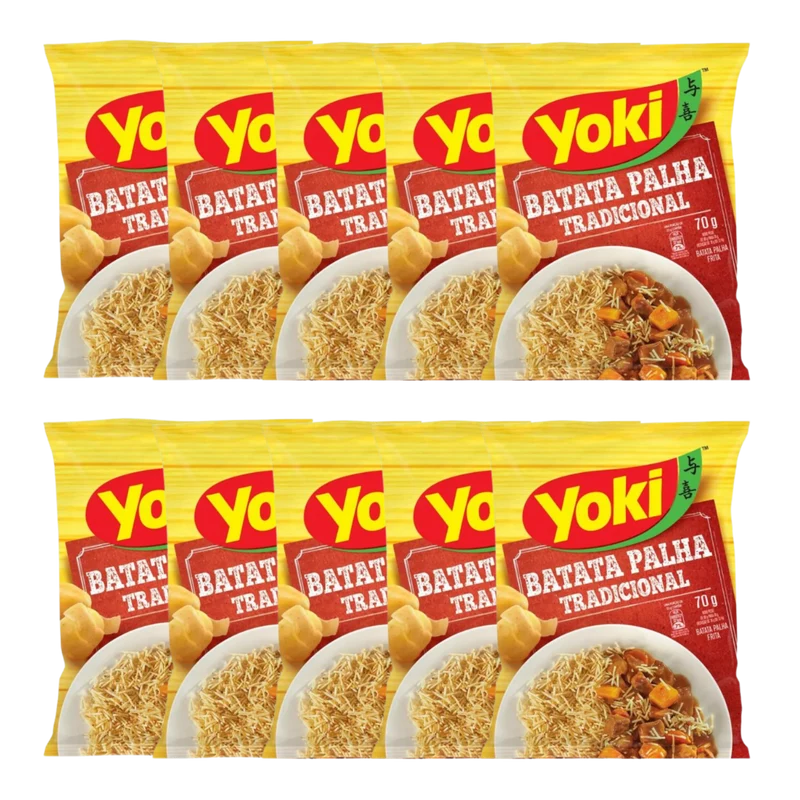 Combo - Batata Palha - YOKI - 70g - Compre 10 unidades e ganhe 10% de desconto