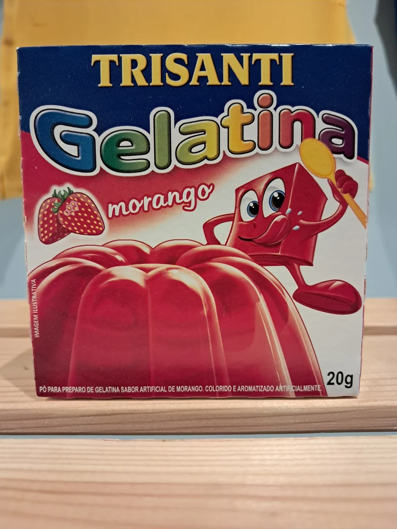 Gélatine en Poudre light Saveur Fraise (Gelatina em Pó Light Morango) - ROYAL - 31g