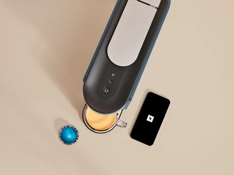 Nespresso Vertuo Up Capsule Coffee Machine Bundle Ink Black