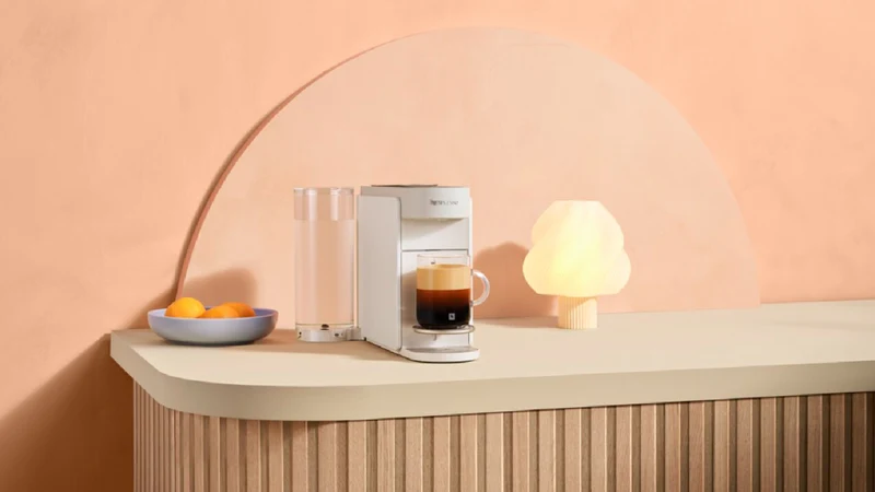 Nespresso Vertuo Up Capsule Coffee Machine Bundle White