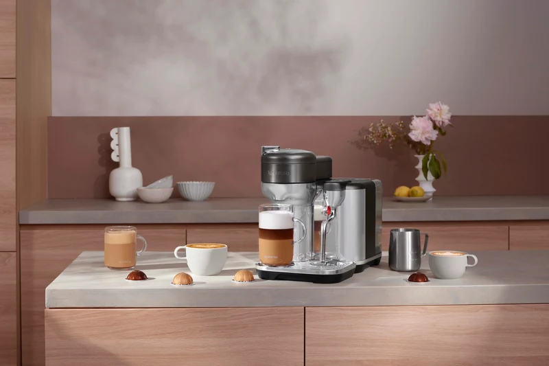 Nespresso Vertuo Creatista Capsule Coffee Machine Black Truffle