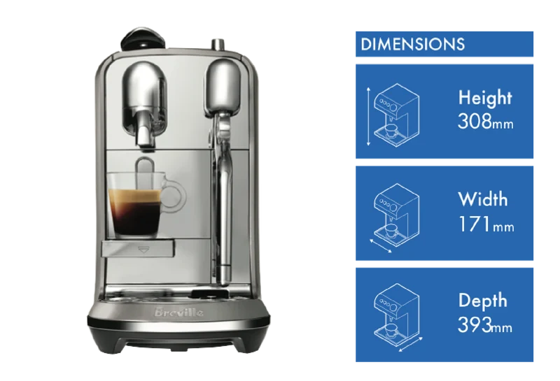 Nespresso Creatista Plus Capsule Coffee Machine Hickory
