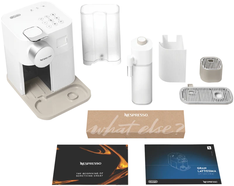 Nespresso Gran Lattisima Capsule Coffee Machine White