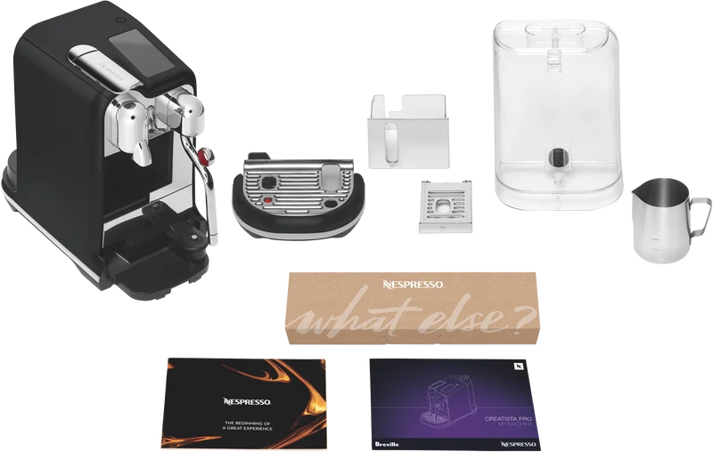 Nespresso Creatista Pro Capsule Coffee Machine Black Truffle