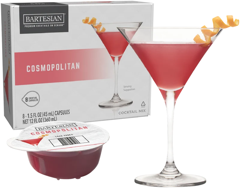 Bartesian 8 Pack Cosmopolitan Capsules