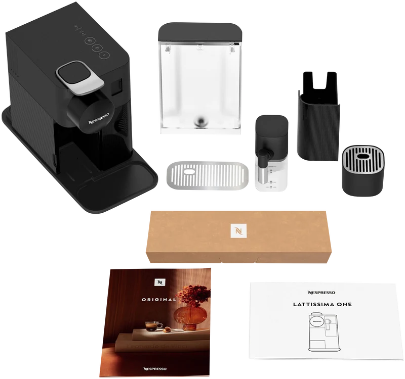 Nespresso Lattissima One Black Capsule Coffee Machine